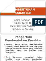 Pembentukan Karakter