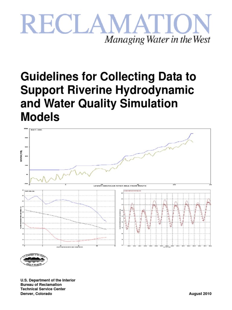 River Water Quality Manual PDF Computer Simulation River