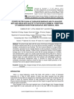 Abstract: The Present Study Deals With The Survey of Fish Fauna of Durgapur Barrage and