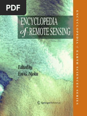 Encyclopedia of Remote Sensing (Encyclopedia of Earth Sciences