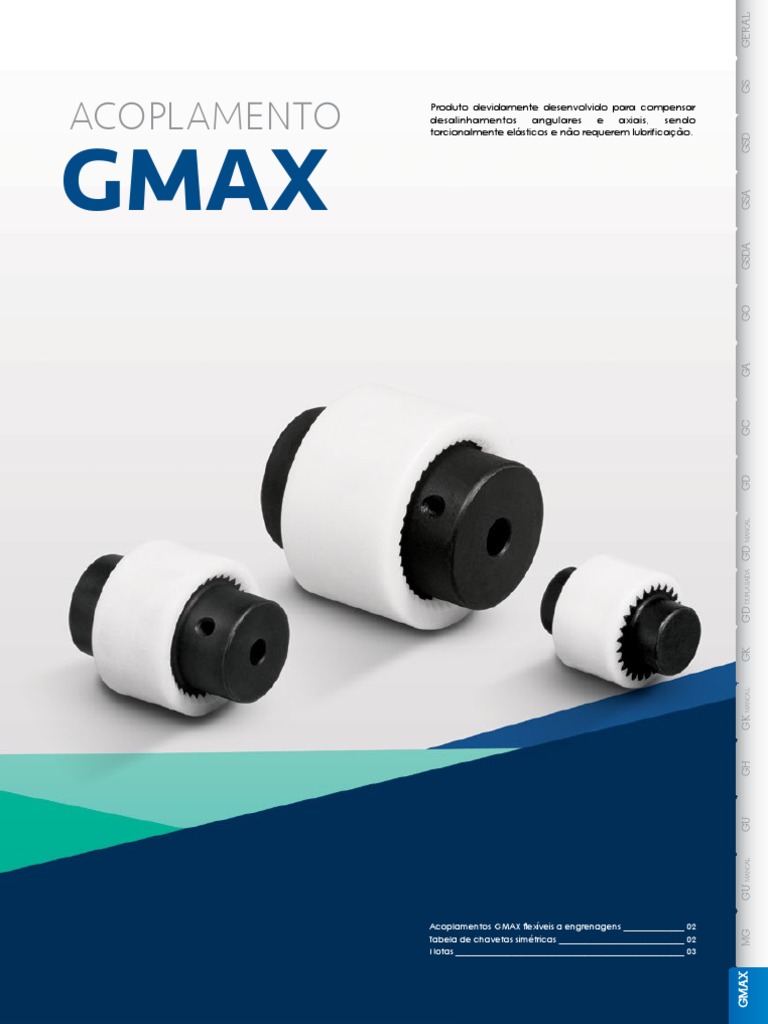 Flexible shaft couplings and gear specifications | PDF | Natureza