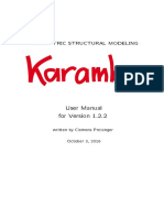 Parametric Structural Modeling: User Manual For Version 1.2.2