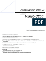 Parts Guide Manual: Bizhub C250