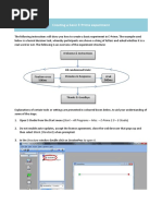 Creating A Basic E Prime Experiment