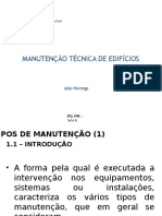 Manutenção técnica de edifícios: tipos de manutenção