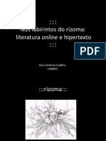 Nos Labirintos Do Rizoma_literatura Online