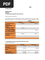 Mymie B. Maandig MBA-1 Dr. Marco Ilano Problem 4-13A Required