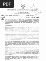 Reglamento de Grados 10157-2009 Unfv PDF | PDF