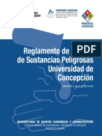 Reglamento de Manejo de Sustancias Peligrosas UdeC PDF