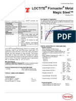 Loctite Fixmaster Metal Magic Steel™: Technical Data Sheet