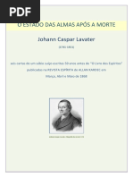 Johann Caspar Lavater o Estado Das Almas Apc3b3s a Morte