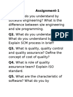 Assignment-1 Q1. What Do You Understand by