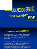 CURS Consultul Medico-genetic. Diagnosticul Prenatal