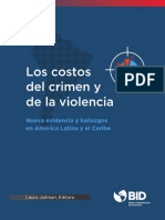 Los Costos Del Crimen y de La Violencia Nueva Evidencia y Hallazgos en America Latina y El Caribe
