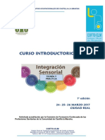 Difusión Curso Integración Sensorial 2017