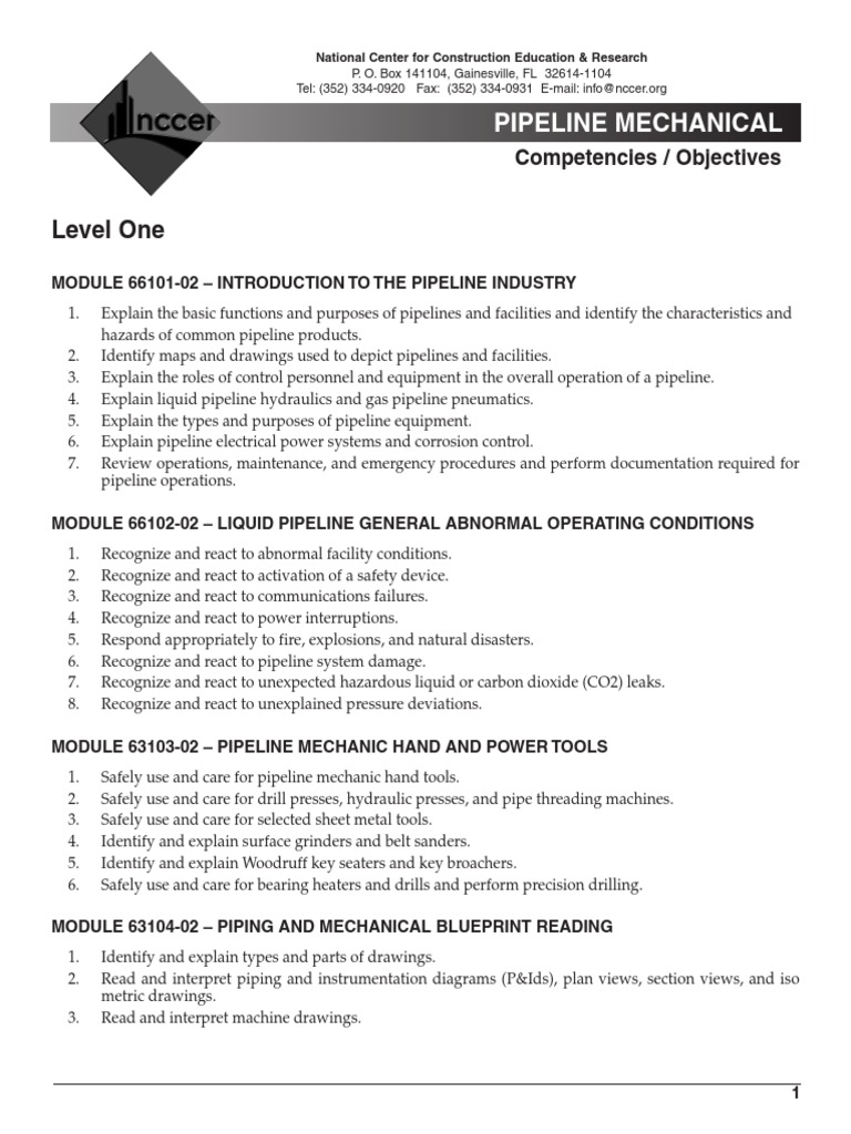 Pipeline Industry Training Modules Overview | PDF | Pipeline Transport ...