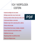 Tema 11 - Morfología Costera