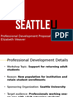 Educ 5130 Professional Development Proposal Weaver