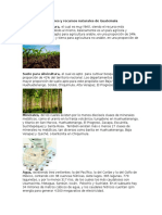 Regiones y Recursos Naturales de Guatemala