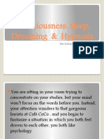 Consciousness: Sleep, Dreaming & Hypnosis: The Nature of Consciousness-Professor L. Peoples