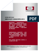 Arcelormittal Norma Mexicana NMX B 457 Canacero 2013 PDF