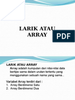 Modul 6 (Larik Array)