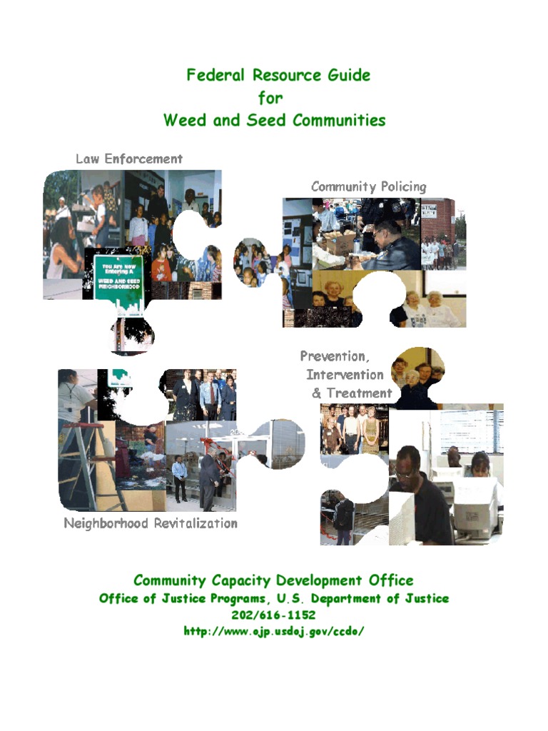 Federal Resource Guide For Weed and Seed Communities: Community ...