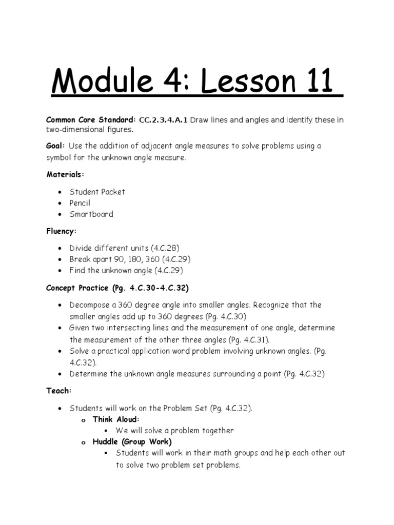 Lesson 11 | PDF | Teaching Methods & Materials