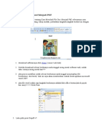Cara Merubah File Word Menjadi PDF