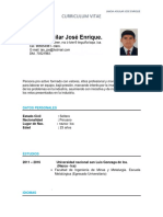 CV de Jose Enrique Landa Aguilar