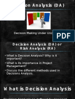 Decision Analysis (DA)