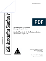 ANSI ESD SP15.1-2005 Standard Practice for in-use Resistance Tetsing of Gloves and Finger Cots