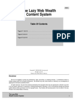 TJ Rohleder - The Lazy Web Wealth Content System PDF