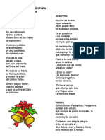 Letra Canto Canción para Pedir Posada