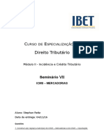 IBET - Módulo II - Seminário VII