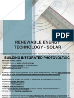 Renewable Energy Technology - Solar