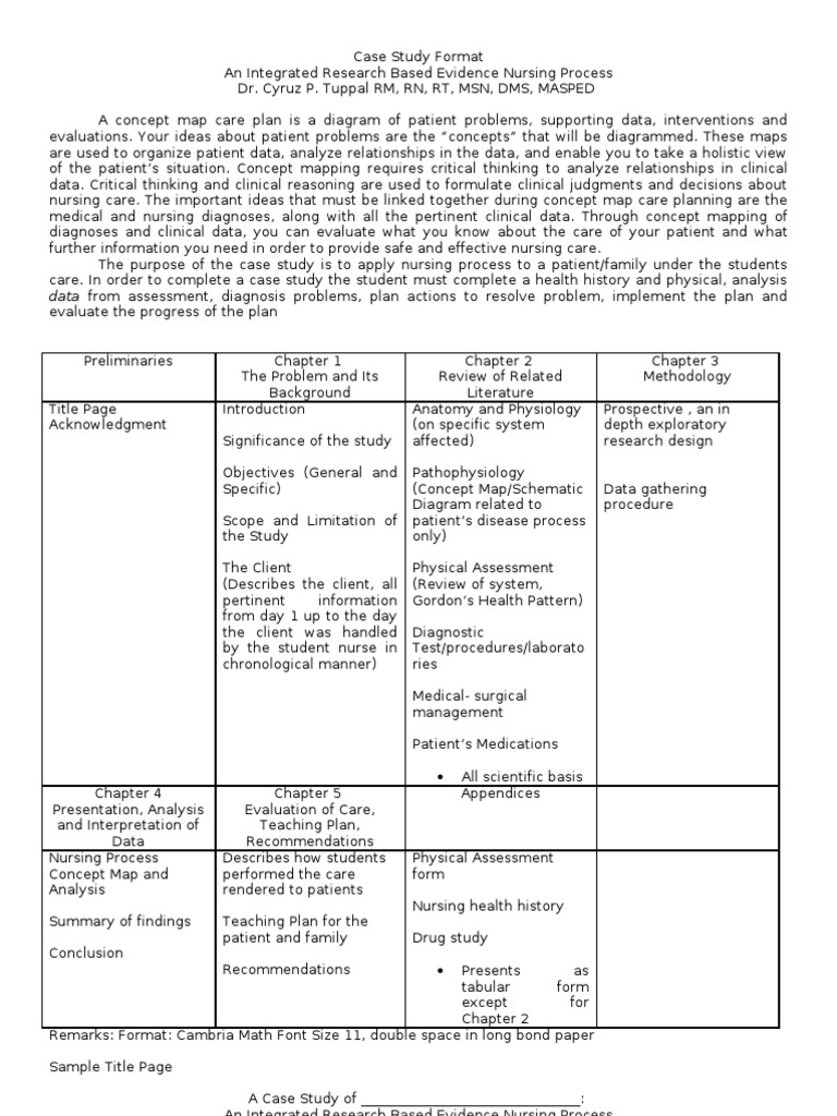 a case study diagnosis