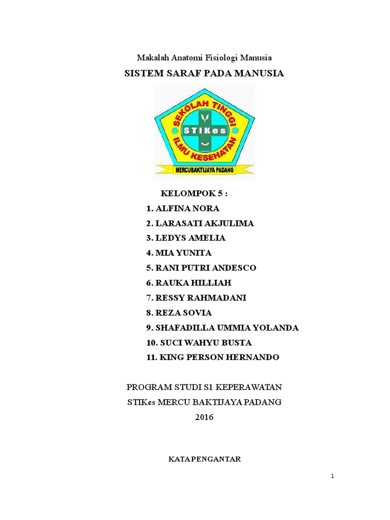 Makalah Sistem Saraf Doc
