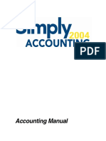 Accounting Manual: Accpac International