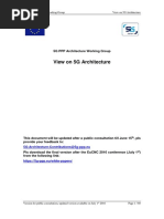 5G PPP 5G Architecture WP For Public Consultation