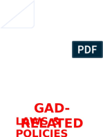 GAD Related Laws & Policies