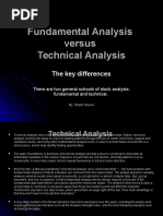 Fundamental Analysis Versus Technical Analysis