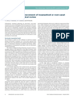 Orthodontic Tooth Movement of Traumatise