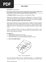 Download Tool Wear by Sharath Kumar Bm SN34146472 doc pdf