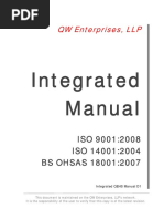 Integrated QEHS Manual Preview