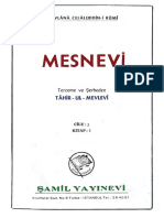 Mesnevi - Şerh, Tahirul Mevlevi 09 (7.733-9.311 NL Beytler)