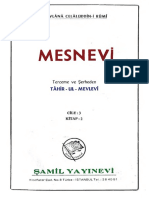 Mesnevi - Şerh, Tahirul Mevlevi 10 (9.312-10.799 NL Beytler)