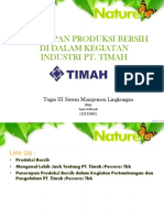 Produksi Bersih PT Timah - PPT - Yuni Arifwati - 22115302