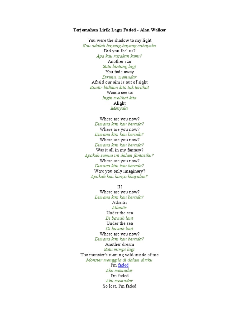 Lirik Lagu Barat Pdf