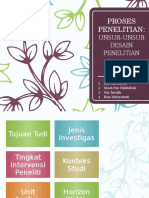 Unsur Desain Penelitian